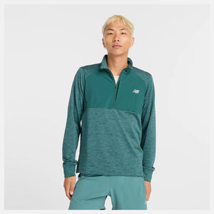 Men's New Balance Athletics Heat Grid Half Zip Jacket