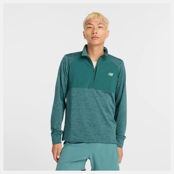 Men's New Balance Athletics Heat Grid Half Zip Jacket