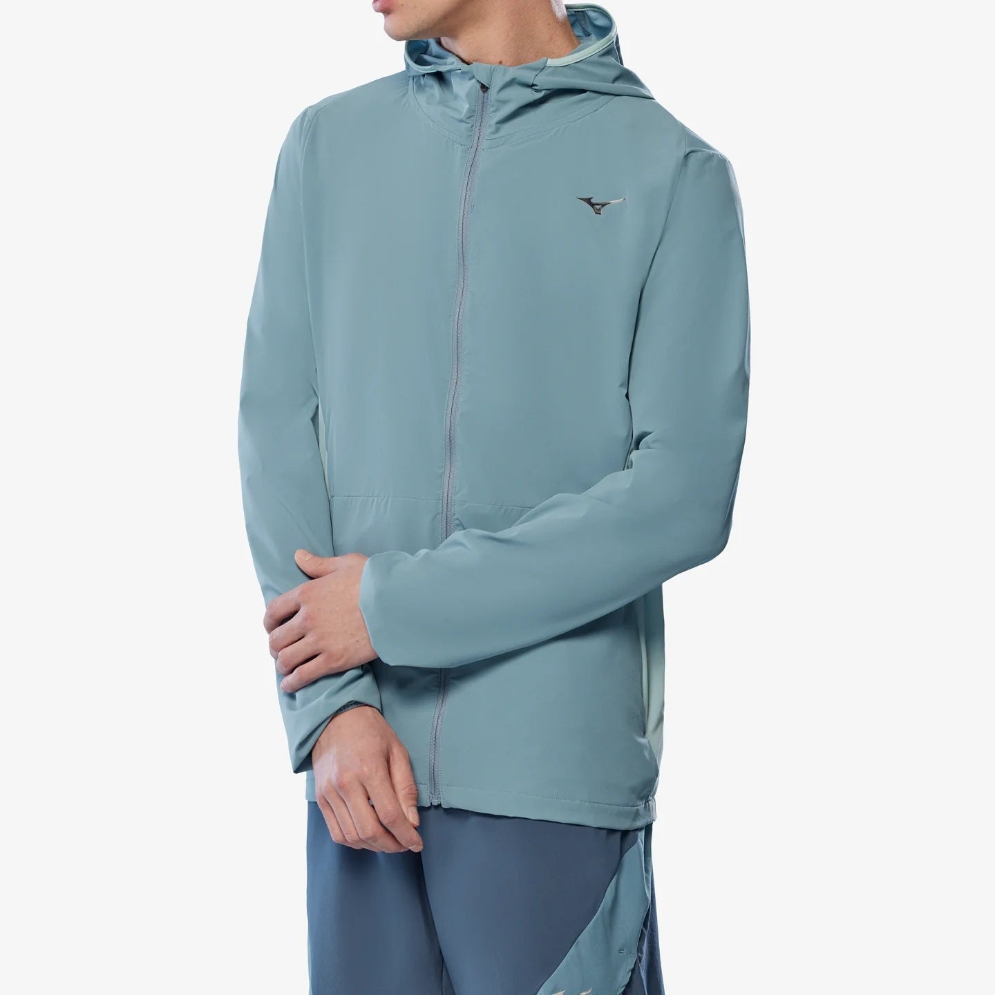 Mizuno ALPHA JACKET - Giacca A Vento - Citadel/blu - Foto 7