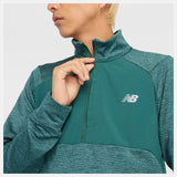 Men's New Balance Athletics Heat Grid Half Zip Jacket