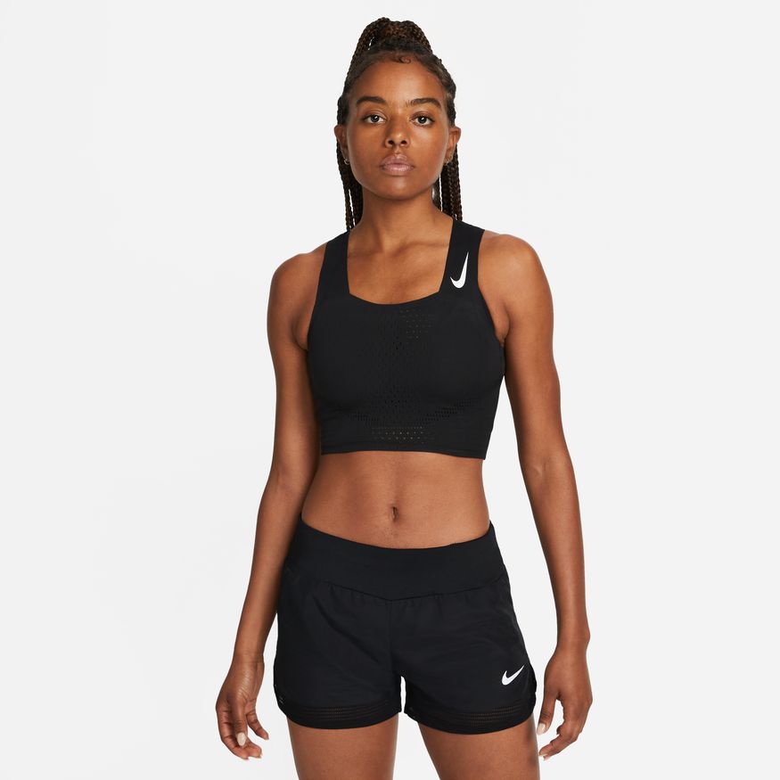 nike miler women's cropped running tank