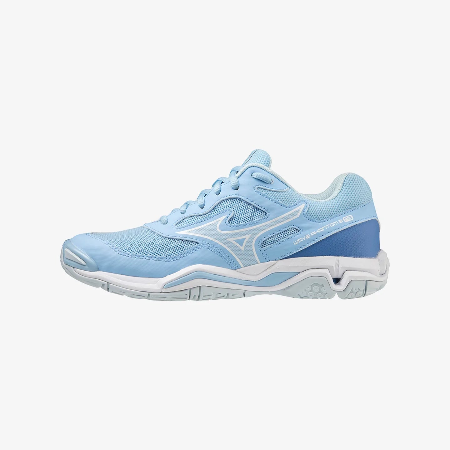 Mizuno wave phantom 2 cool blue netball trainers outlet